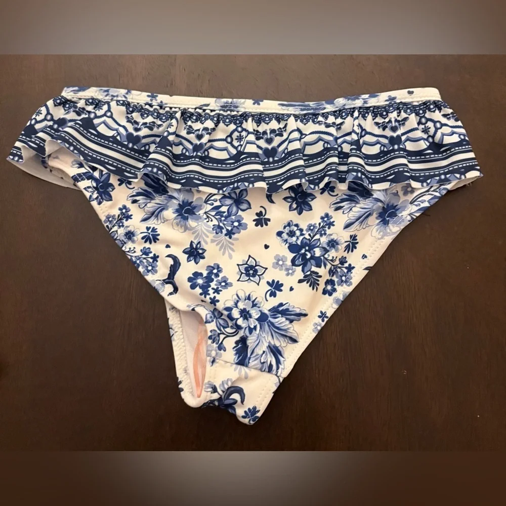 Tahari Girl Blue Swim Shorts and Bikini